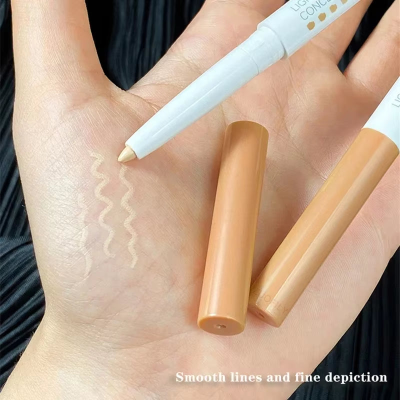 Lying Silkworm Full Cover Concealer Cover Stick Pencil Conceal Spot Blemish Foundation Waterproof Eyebrow Lip Contouring Makeup